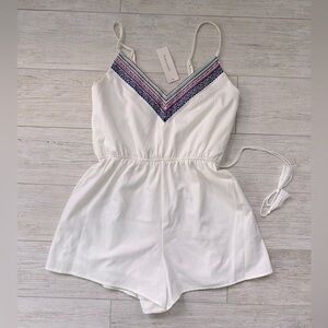 NWT white romper
